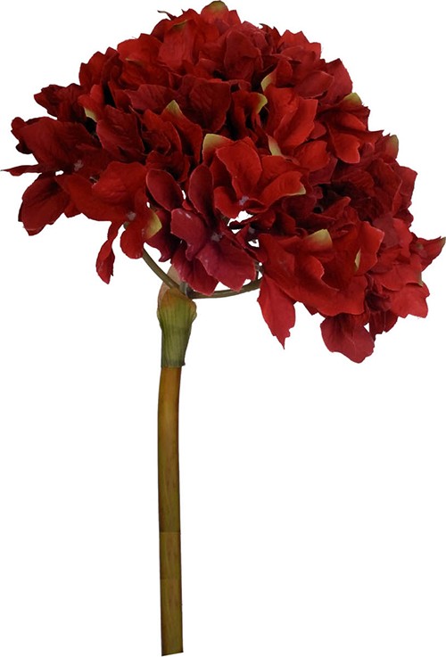 Искусственный цветок Гортензия, 13х13х36 см, 58148-RED