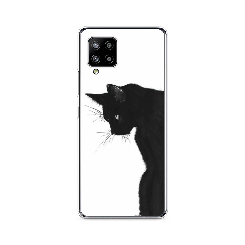фото Силиконовый чехол "black cat" на samsung galaxy a42 awog