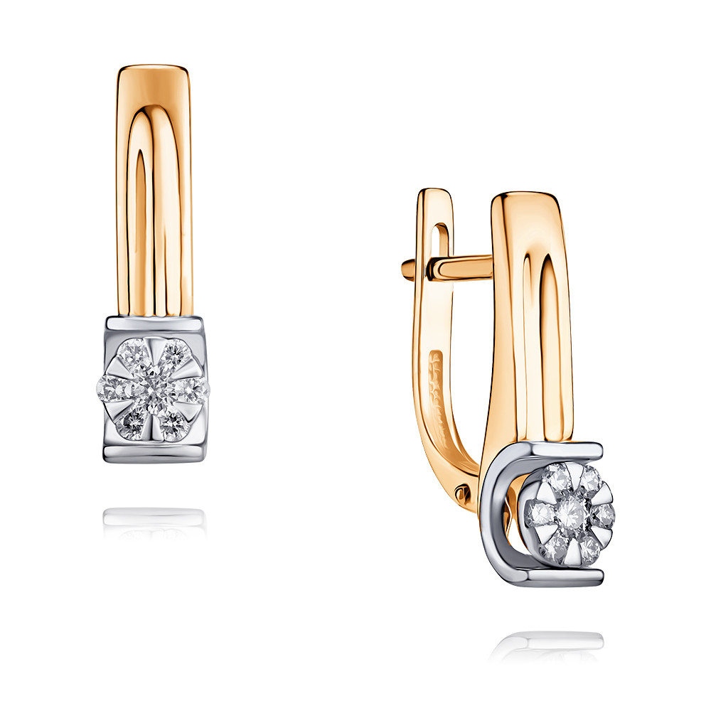 

Серьги из красного золота с бриллиантом ADAMAS 24039029/01-А50Д-41, 24039029/01-А50Д-41