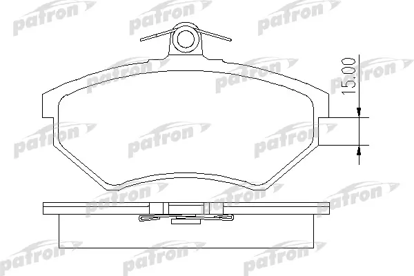 

Тормозные колодки PATRON дисковые PBP413