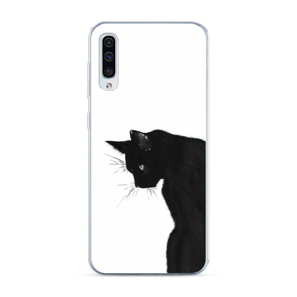 

Чехол Awog на Samsung Galaxy A30s/A50 "Black cat", Разноцветный, 28850-1