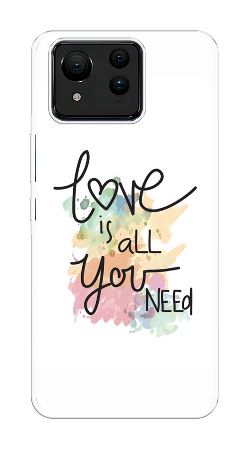 

Чехол на Asus ZenFone 11 Ultra "Love is all you need", Белый;черный;зеленый, 45250-1