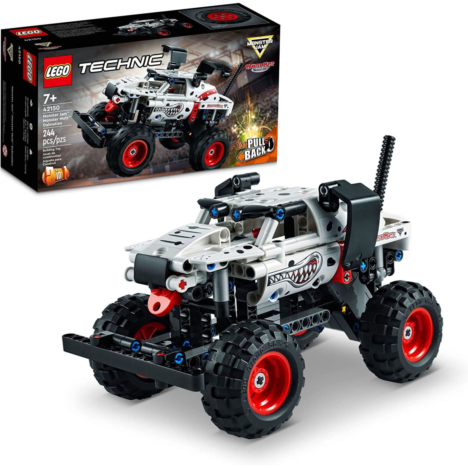 Конструктор LEGO Technic Monster Jam: Далматинец, 244 детали, 42150 конструктор lego technic monster jam grave digger 42118