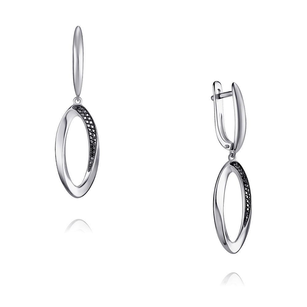 

Серьги из белого золота с бриллиантом ADAMAS 24038994/01-А511Д-421, 24038994/01-А511Д-421
