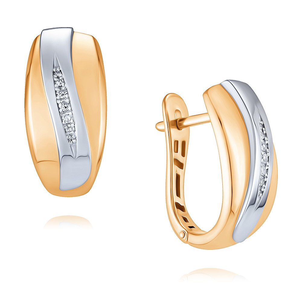 

Серьги из красного золота с бриллиантом ADAMAS 24038990/01-А50Д-41, 24038990/01-А50Д-41
