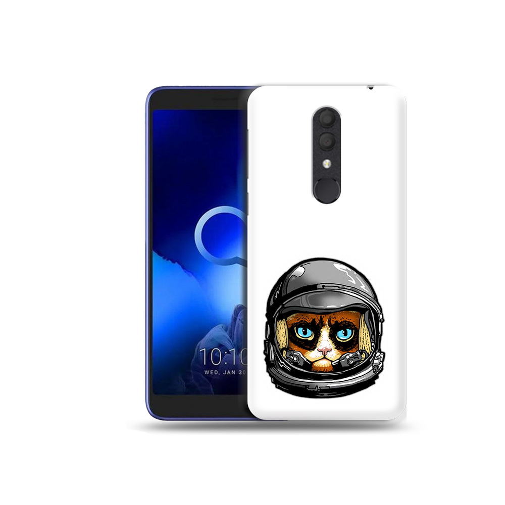 

Чехол MyPads Tocco для Alcatel 1X кот космонавт (PT133941.659.400), Прозрачный, Tocco