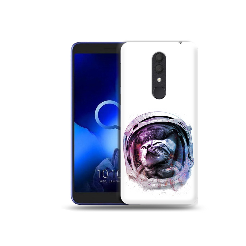

Чехол MyPads Tocco для Alcatel 1X кот в шлеме (PT133941.659.396), Прозрачный, Tocco