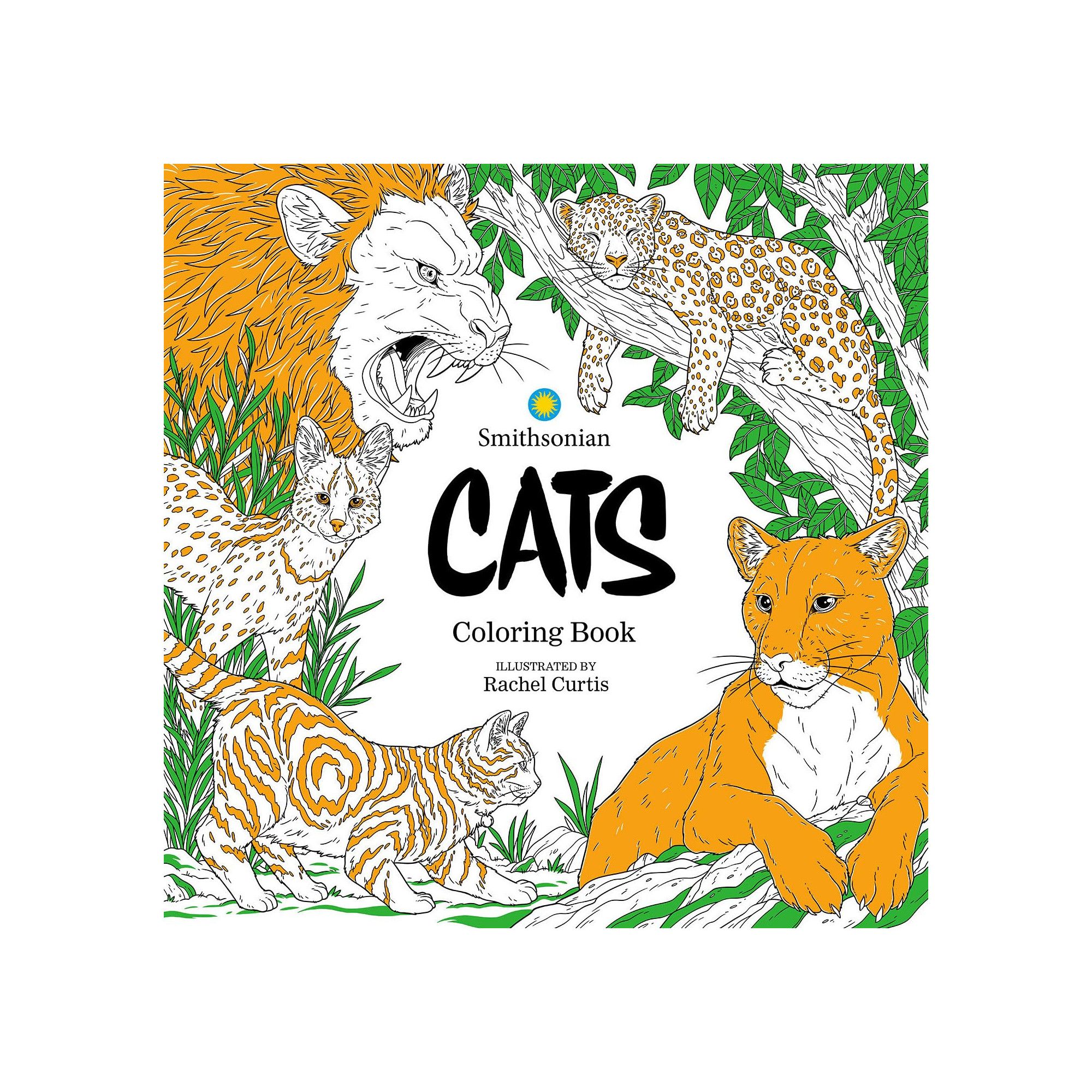 

Cats: a smithsonian coloring book. Institute, Smithsonian Curtis, Rachel