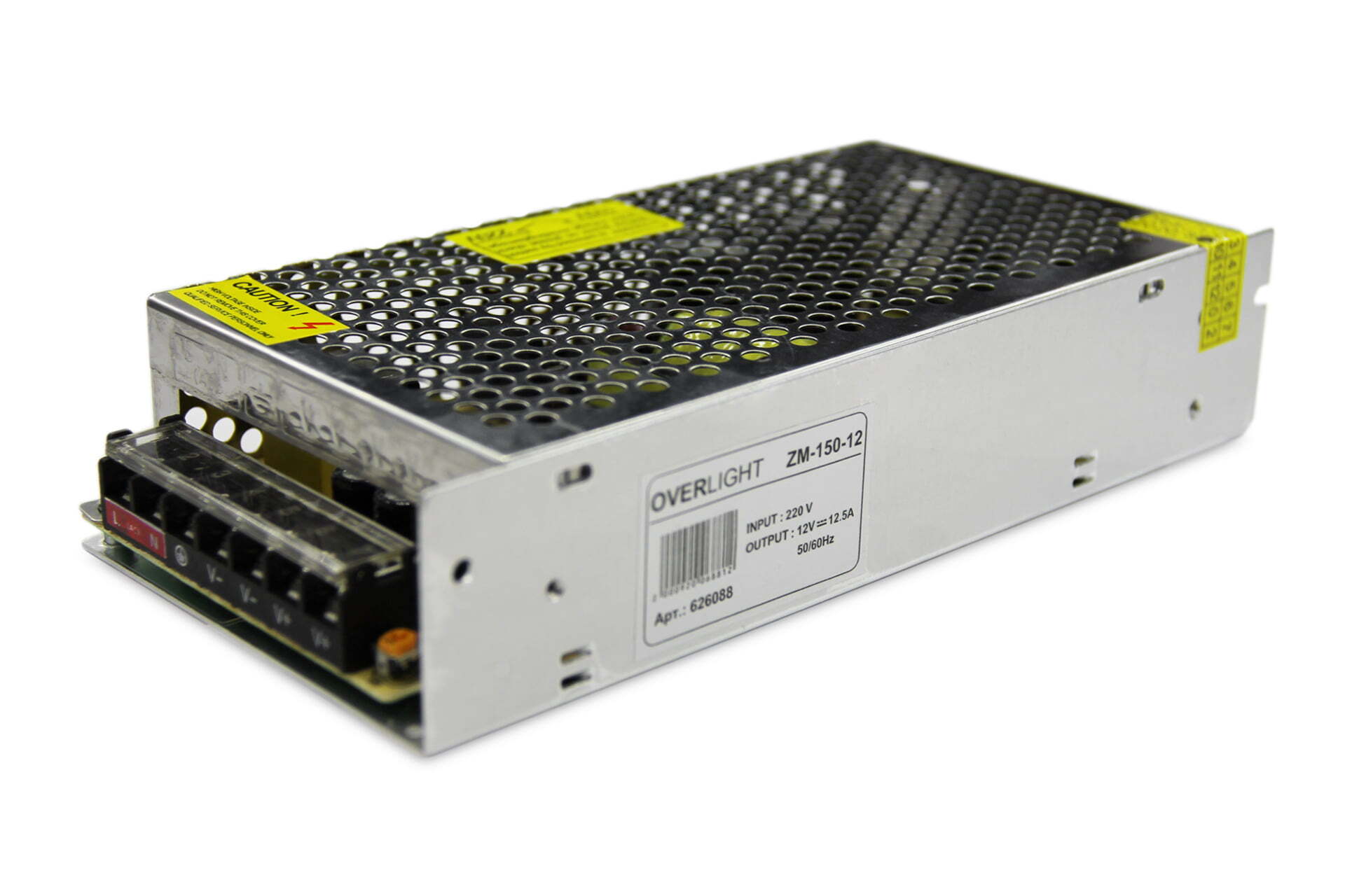 

Блок питания ZM-150-12 (12V 150W 12.5A IP20), ZM-150-12 (12V, 150W, 12.5A, IP20)
