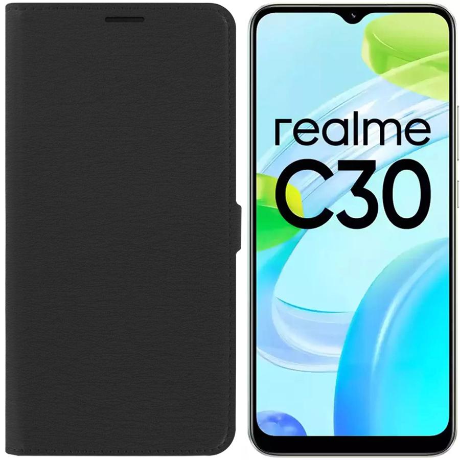 

Чехол-книжка Krutoff Eco Book для Realme C30, черный