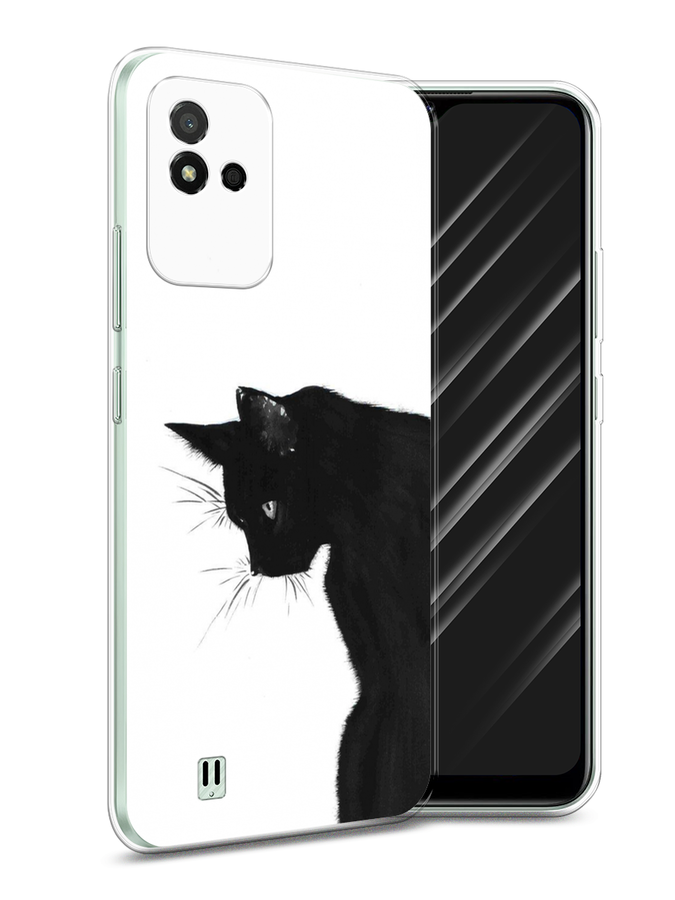 

Чехол Awog на Realme Narzo 50i "Black cat", Разноцветный, 2510050-1