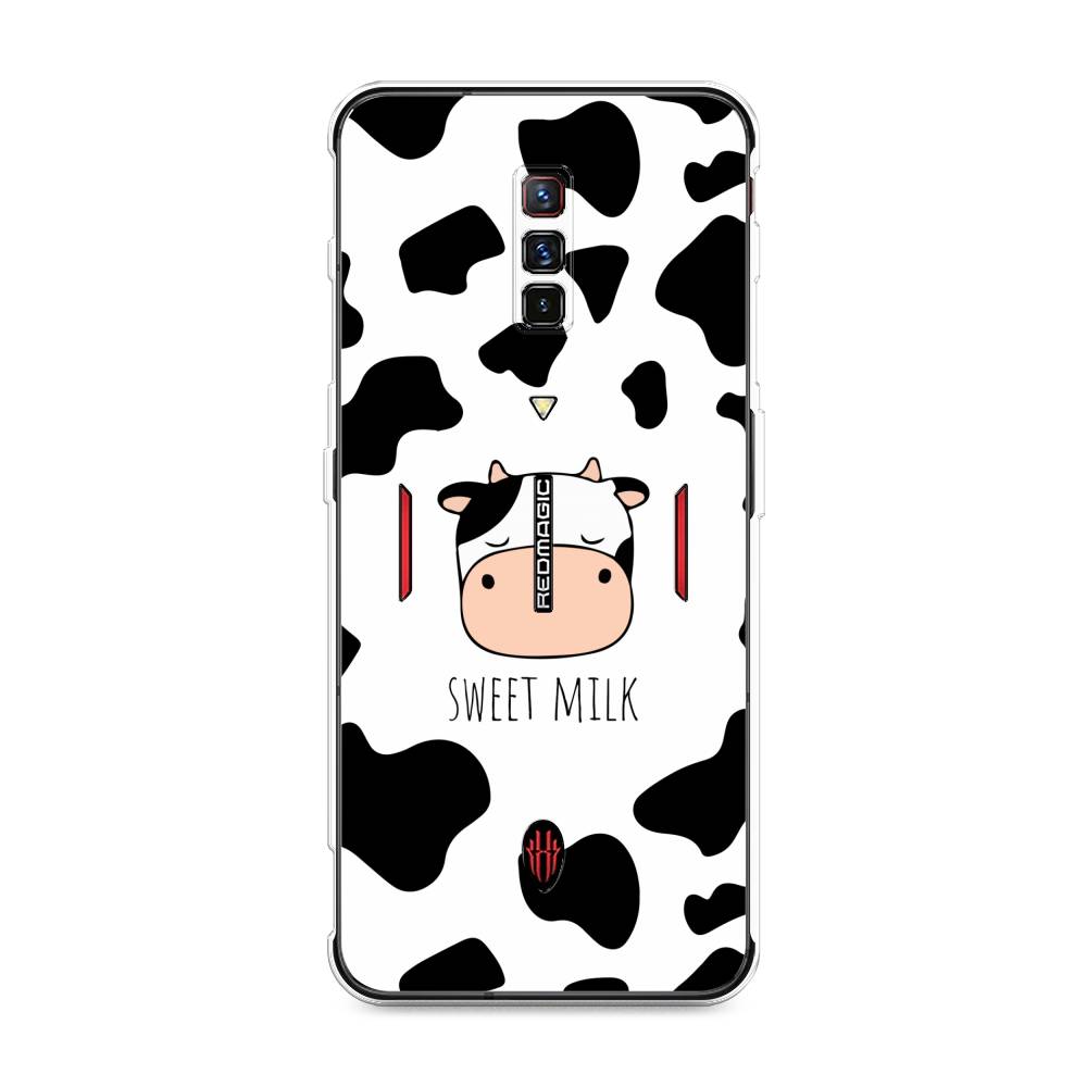 

Чехол на ZTE Nubia Red Magic 6 "Sweet milk", Розовый;белый;черный, 135150-1