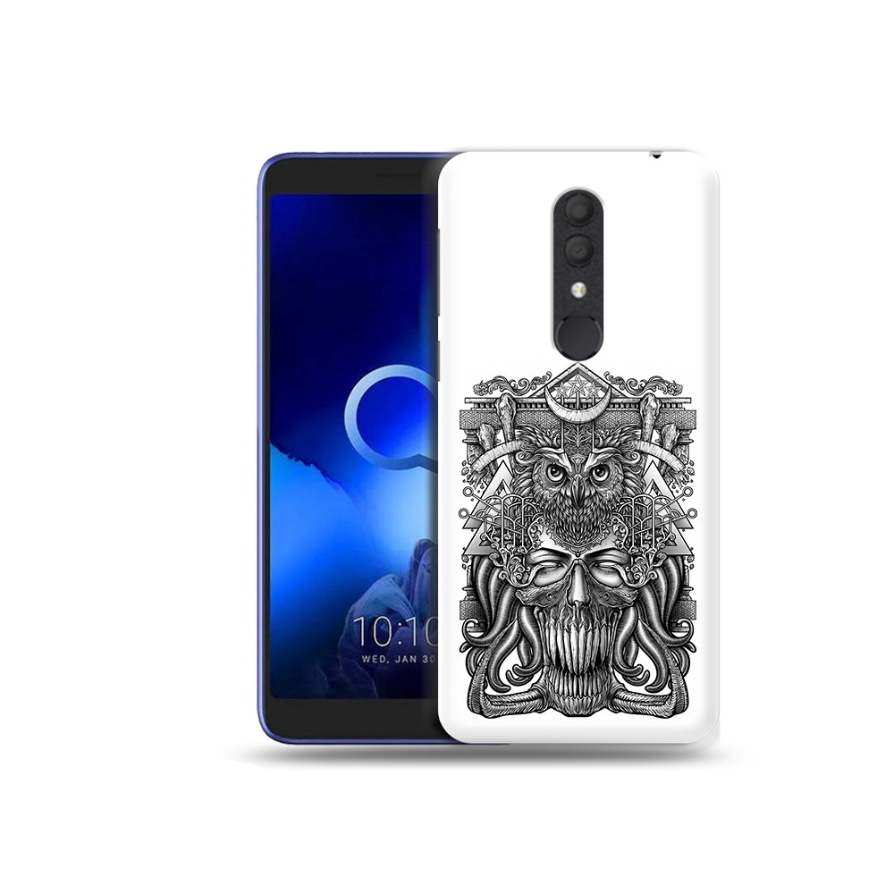 

Чехол MyPads Tocco для Alcatel 1X зубастая сова (PT133941.659.369), Прозрачный, Tocco