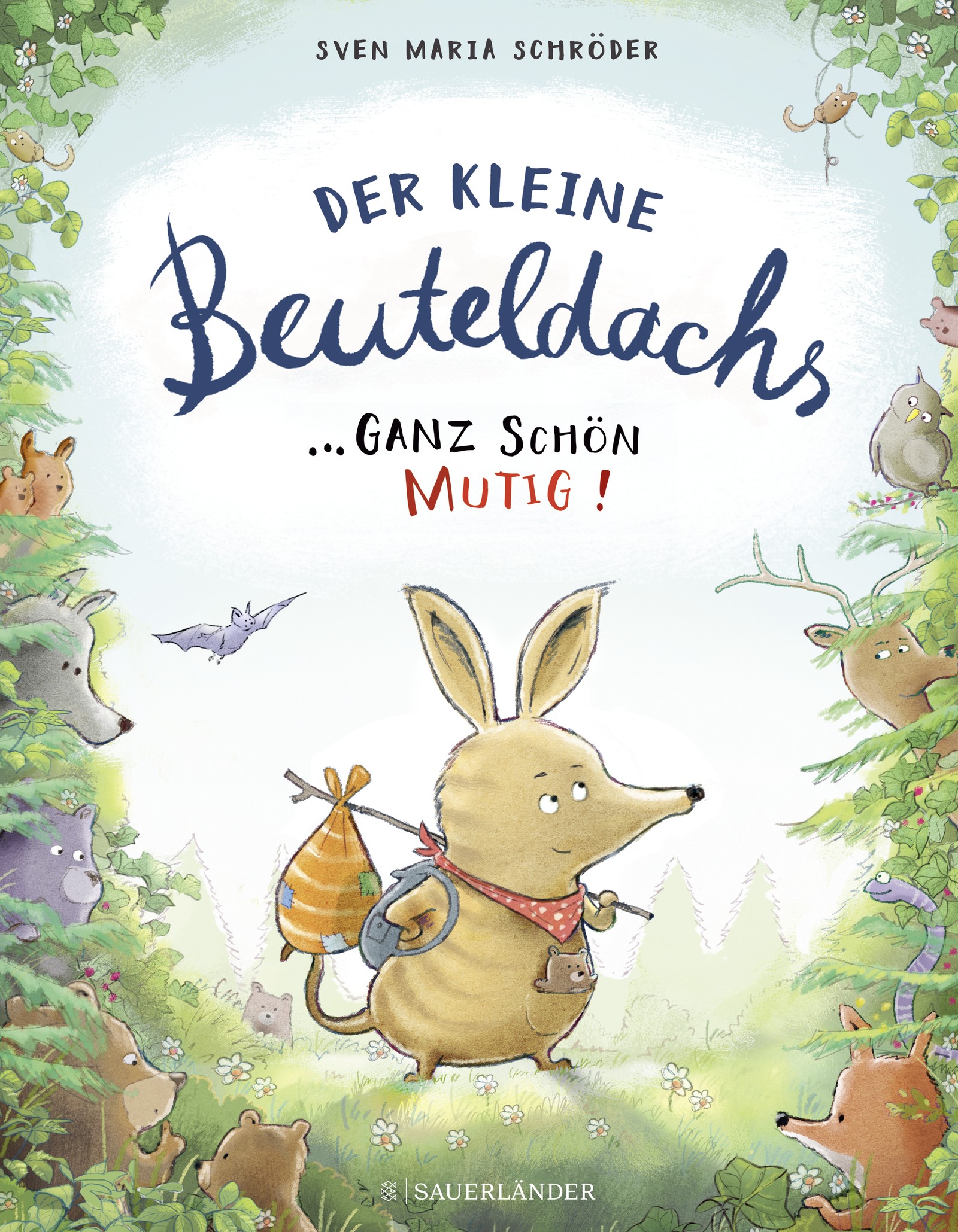 

Der kleine Beuteldachs Ganz schn mutig