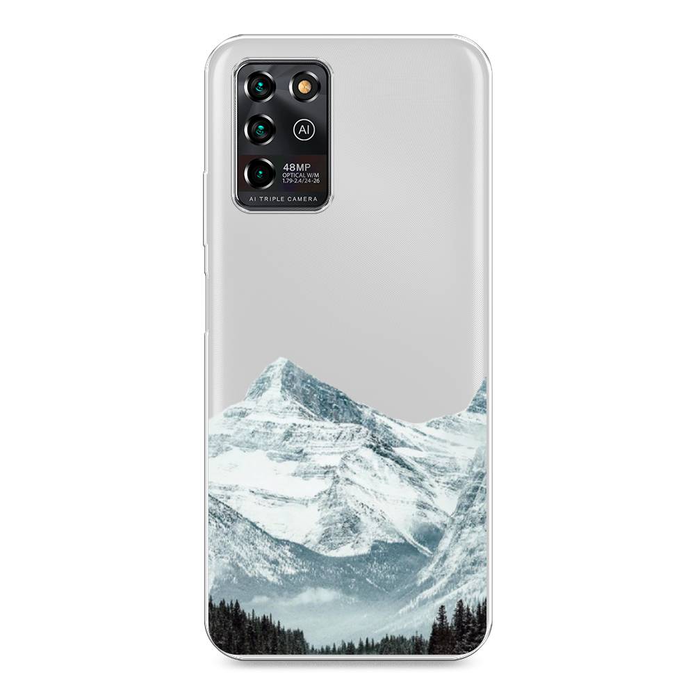 

Чехол на ZTE Blade V30 Vita "Горы арт 1", Белый;зеленый, 135050-2