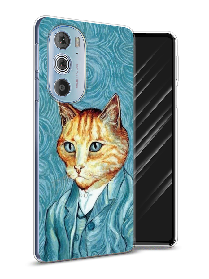 

Чехол Awog на Motorola Edge 30 Pro "Кот Ван Гог", Разноцветный, 243350-2