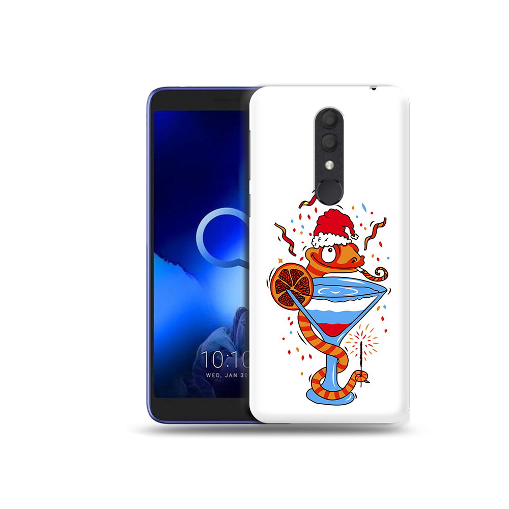 

Чехол MyPads Tocco для Alcatel 1X змейка (PT133941.659.364), Прозрачный, Tocco