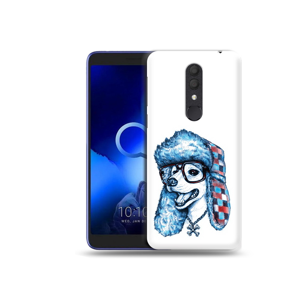 

Чехол MyPads Tocco для Alcatel 1X зимний пес (PT133941.659.362), Прозрачный, Tocco