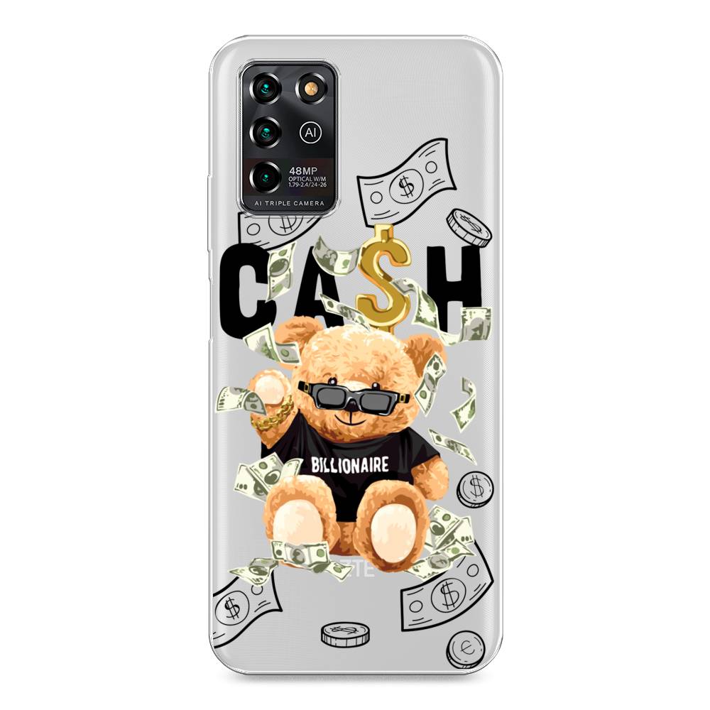 

Чехол на ZTE Blade V30 Vita "Big cash", Черный;серый;бежевый, 135050-6