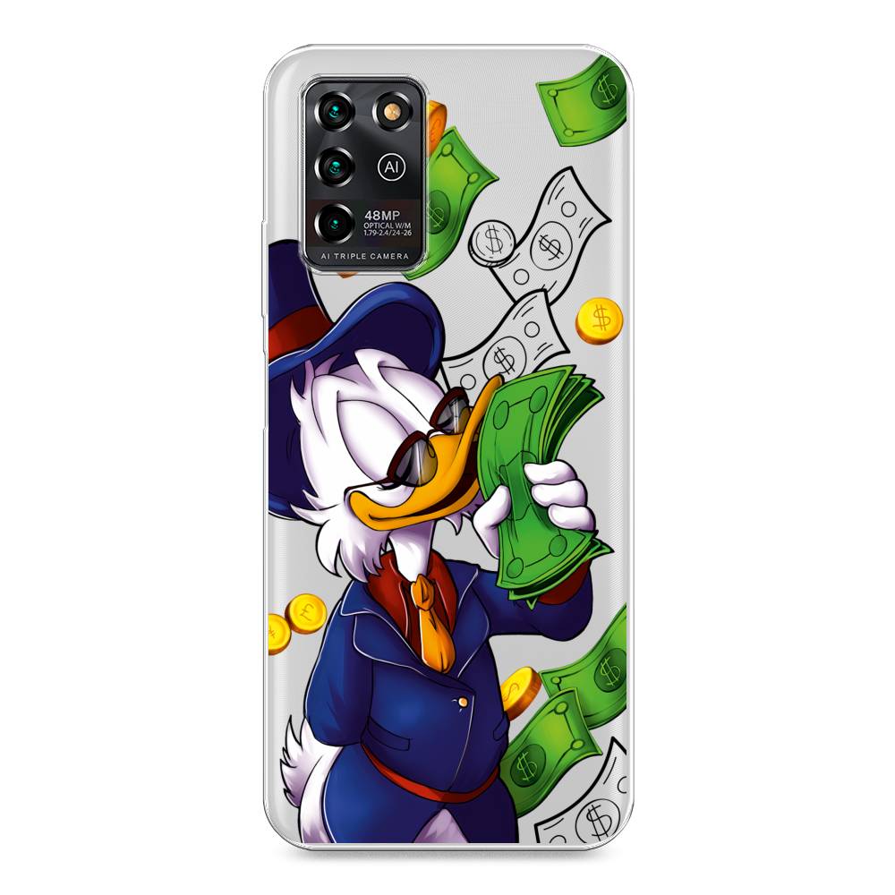 

Чехол на ZTE Blade V30 Vita "Scrooge McDuck with Money", Синий;зеленый;белый, 135050-6