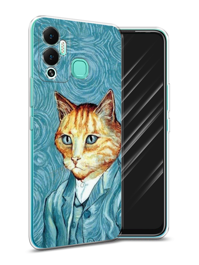 

Чехол Awog на Infinix Hot 12 Play "Кот Ван Гог", Разноцветный, 3101750-2
