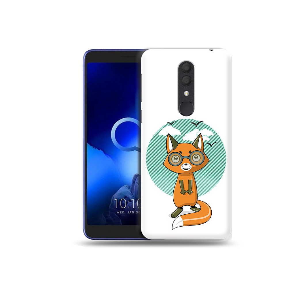 

Чехол MyPads Tocco для Alcatel 1X задумчивая лиса (PT133941.659.348), Прозрачный, Tocco