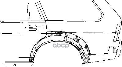 

Арка Крыла Opel: Manta 79-84 Задн Прав Мод 4дв VAN WEZEL арт. 3757148