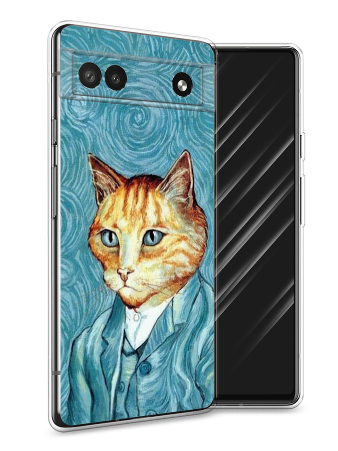 

Чехол Awog на Google Pixel 6A "Кот Ван Гог", Разноцветный, 271150-2