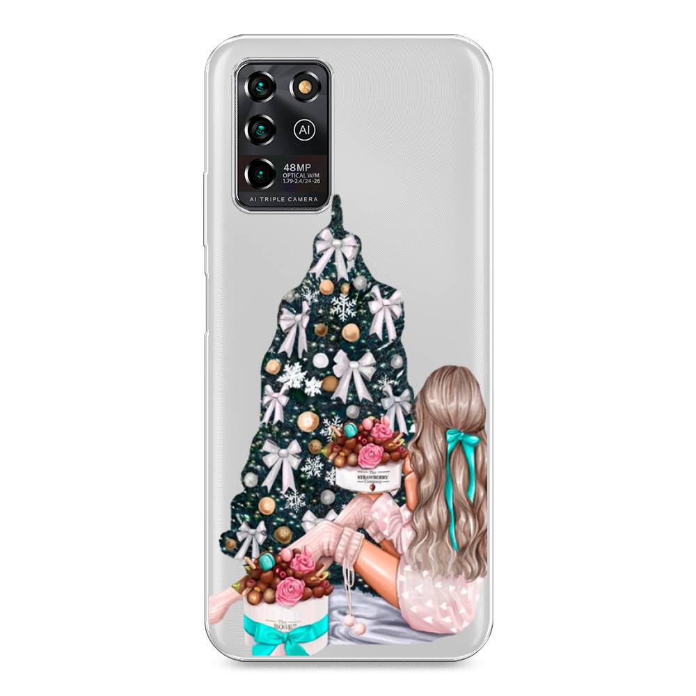 

Чехол на ZTE Blade V30 Vita "New Year", Зеленый;бежевый;голубой, 135050-5