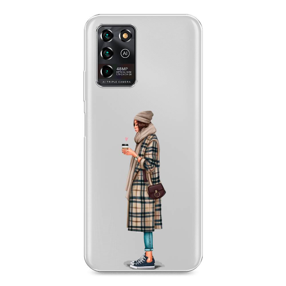 

Чехол для ZTE Blade V30 Vita "Утренний кофе", Коричневый;бежевый, 135050-6