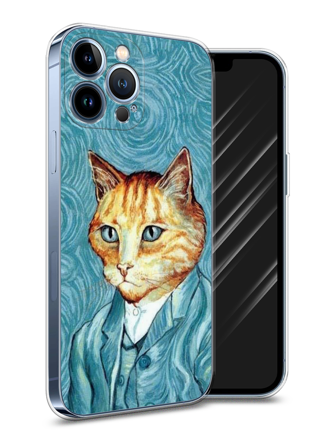 

Чехол Awog на Apple iPhone 13 Pro Max / Айфон 13 Pro Max "Кот Ван Гог", Разноцветный, 14450-2