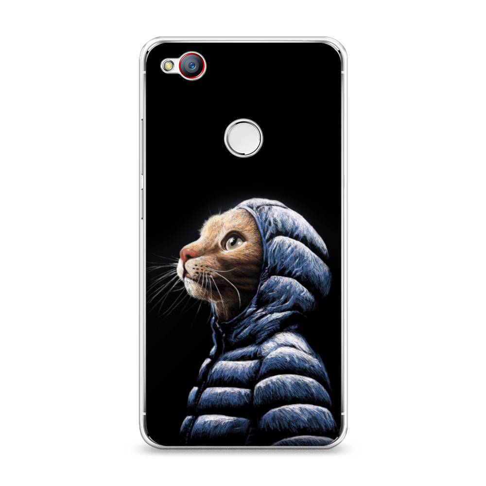 

Чехол Awog на ZTE Nubia Z11 Mini / ЗТЕ Нубиа Z11 Mini "Кот в капюшоне", 131550-2