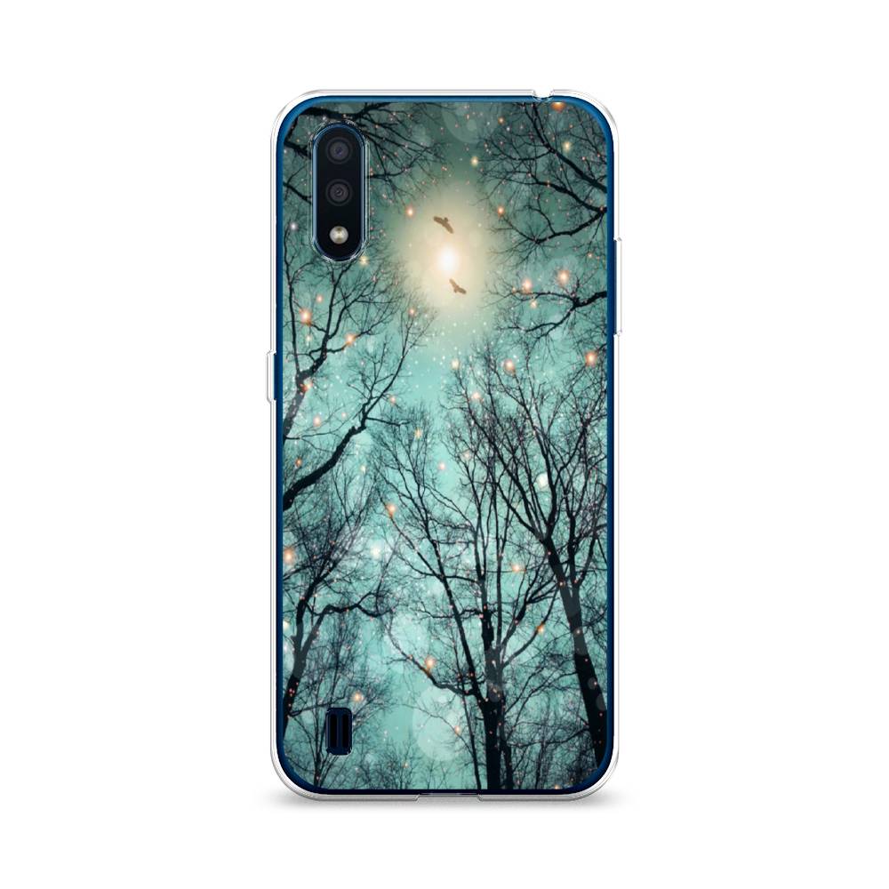 

Чехол Awog на Samsung Galaxy M01 / Самсунг M01 "Лес в сумерках", 2101150-4