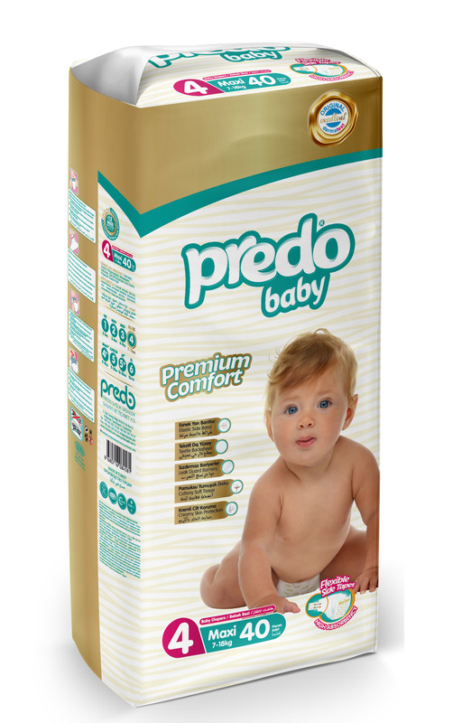 Подгузники Predo Baby 4 Maxi (7-18кг) 40шт