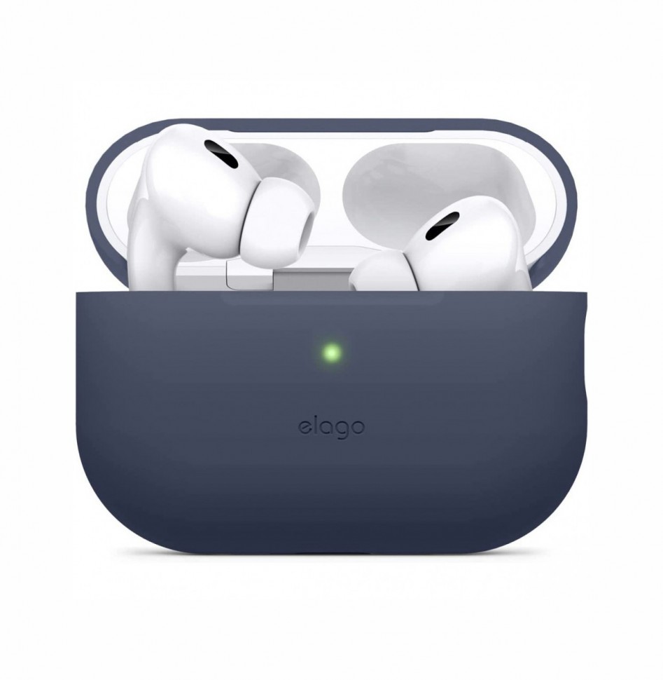 

Чехол Elago Silicone case для AirPods Pro 2, Синий (EAPP2SC-BA-JIN), Silicone case