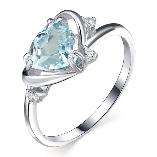 

Кольцо из серебра с топазом р. 17 Dewi 901018066, 901018066