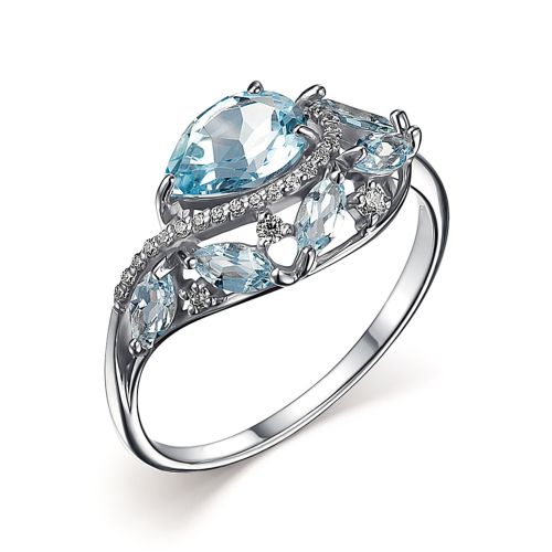 

Кольцо из серебра с топазом р. 18 Dewi 901018057, 901018057