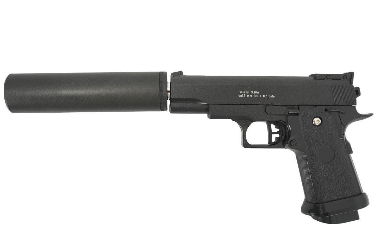 Страйкбольный пружинный пистолет Galaxy кал 6 мм G10A Colt 1911PD 1490₽