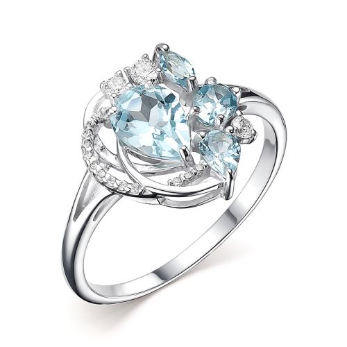 

Кольцо из серебра с топазом р. 17,5 Dewi 901018052, 901018052