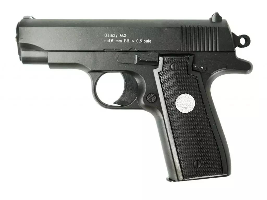 Страйкбольный пружинный пистолет Galaxy  Китай (кал. 6 мм) G.2 (Browning мини)