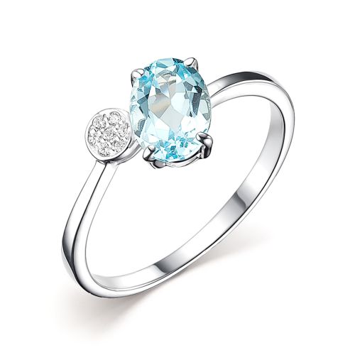 

Кольцо из серебра с топазом р. 18 Dewi 901018045, 901018045