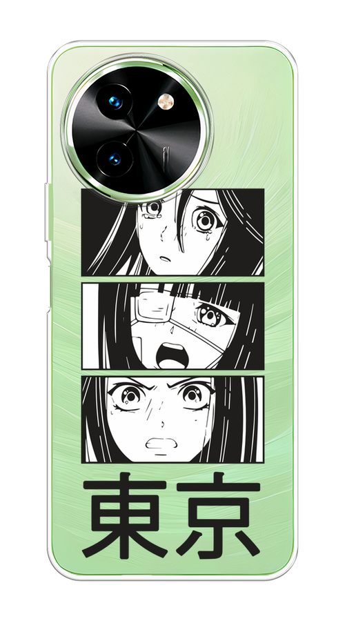 

Чехол на Vivo T3x/Y38 5G "Tokyo girls", Белый;черный;прозрачный, 2610650-1