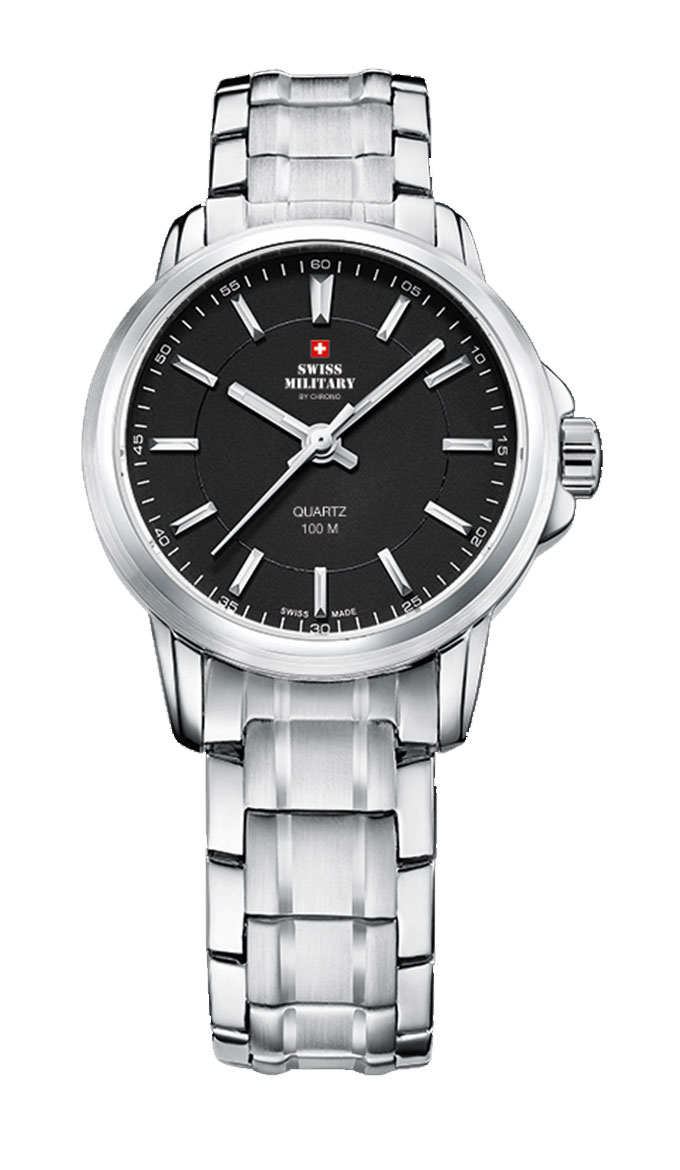 

Наручные часы женские Swiss Military by Chrono SM34040.01 серебристые, SM34040.01