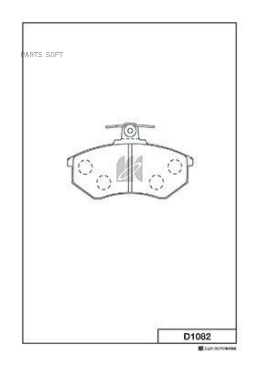 

Колодки дисковые передние \ Chery Amulet/QQ/Tiggo all 06> D1082
