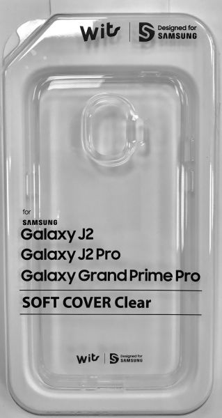 Накладка силикон Wits Soft Cover для Samsung J250 Galaxy J2 (2018) прозрачный