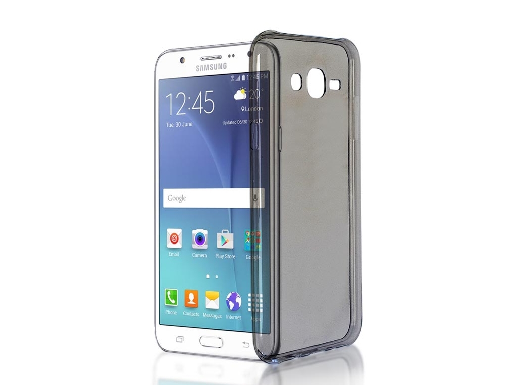 

Накладка силикон для Samsung J701 Galaxy J7 Neo прозрачная черная, Черный;прозрачный