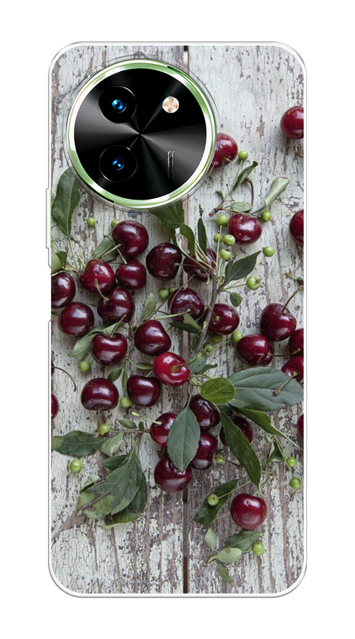 

Чехол на Vivo T3x/Y38 5G "Вишня", Бордовый;зеленый;серый, 2610650-1