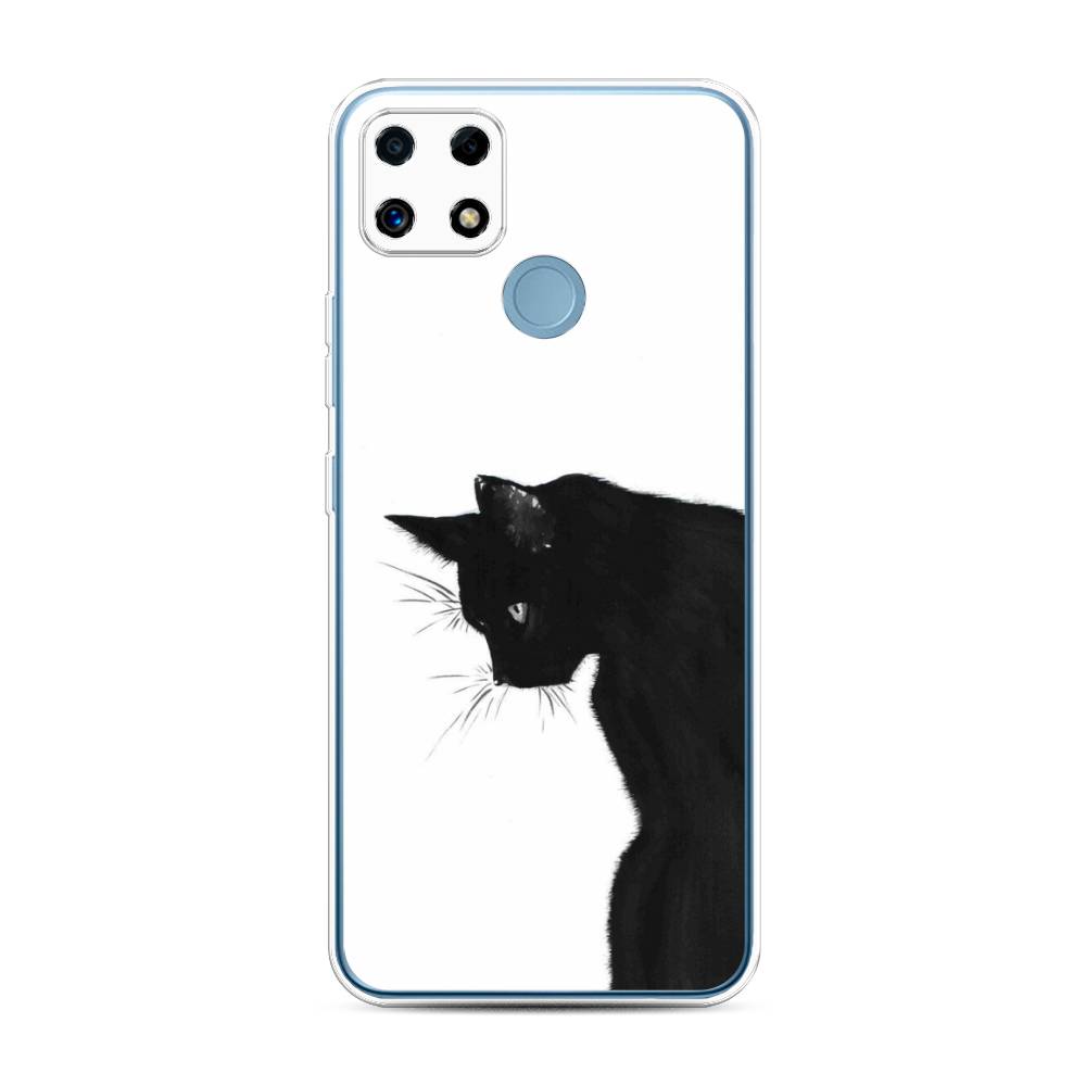 

Чехол Awog на Realme C25/C25s "Black cat", Разноцветный, 257450-1