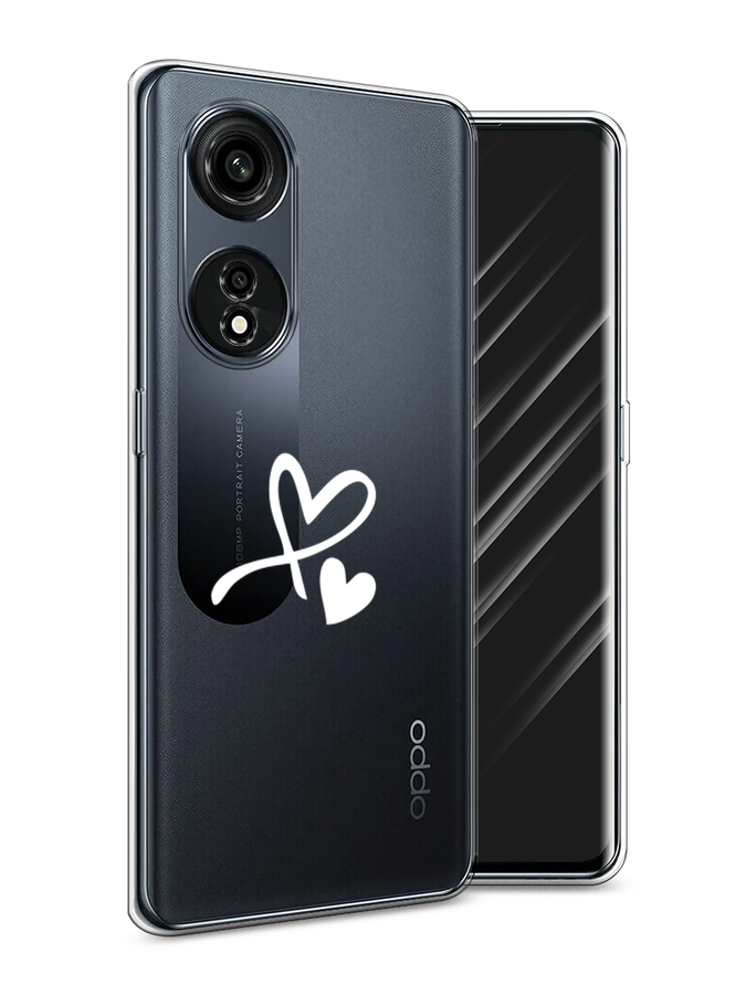 

Чехол Awog на Oppo A1 Pro "Сердечко минимализм", Белый, 2512250-6
