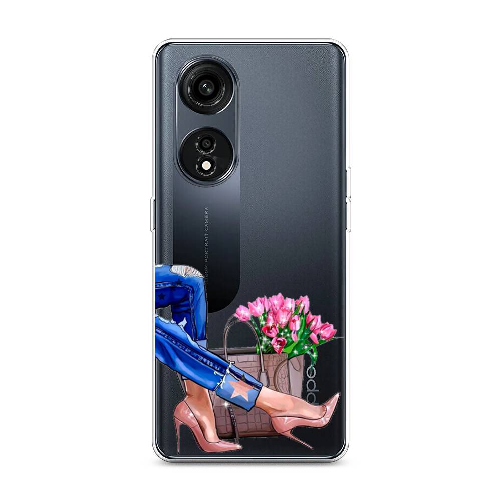 

Чехол Awog на Oppo A1 Pro "Каблучки", Синий, 2512250-7